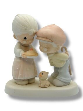 Precious Moments Sweeter As The Years Go By Grandma Grandpa Cat Anniversary